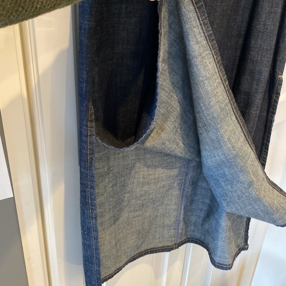 100% cotton long jean skirt - Vintage - Picture 3 of 16